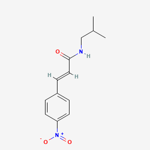 molecular formula C13H16N2O3 B5792062 N-isobutyl-3-(4-nitrophenyl)acrylamide 