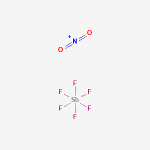 molecular formula F6NO2Sb B579210 Nitronium hexafluoroantimonate CAS No. 17856-92-7