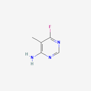 molecular formula C5H6FN3 B579215 6-Fluoro-5-methylpyrimidin-4-amine CAS No. 18260-69-0