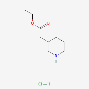 Ethyl 2-(piperidin-3-yl)acetate hydrochloride