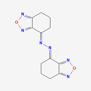 molecular formula C12H12N6O2 B5792201 6,7-dihydro-2,1,3-benzoxadiazol-4(5H)-one 6,7-dihydro-2,1,3-benzoxadiazol-4(5H)-ylidenehydrazone 