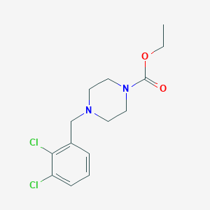 molecular formula C14H18Cl2N2O2 B5792221 ethyl 4-(2,3-dichlorobenzyl)-1-piperazinecarboxylate 