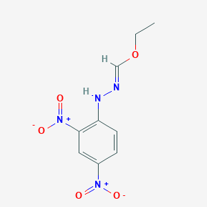 molecular formula C9H10N4O5 B5792236 ethyl (2,4-dinitrophenyl)hydrazonoformate 