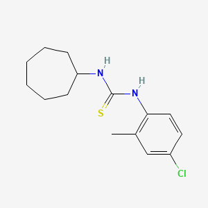 N-(4-chloro-2-methylphenyl)-N'-cycloheptylthiourea