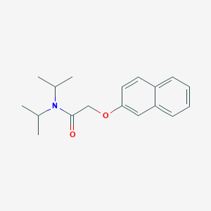 molecular formula C18H23NO2 B5792244 N,N-diisopropyl-2-(2-naphthyloxy)acetamide 