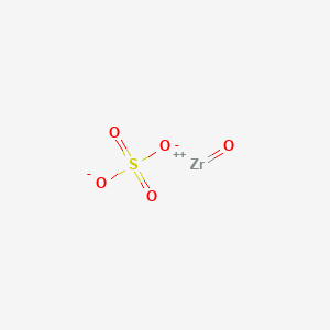 molecular formula H2O5SZr B579225 Zirconium oxide, catalyst support, sulfated CAS No. 15578-19-5