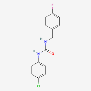 N-(4-chlorophenyl)-N'-(4-fluorobenzyl)urea