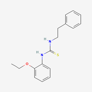 molecular formula C17H20N2OS B5792270 N-(2-ethoxyphenyl)-N'-(2-phenylethyl)thiourea 