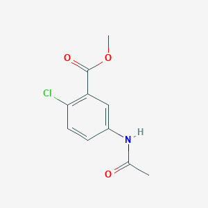 molecular formula C10H10ClNO3 B5792271 methyl 5-(acetylamino)-2-chlorobenzoate 