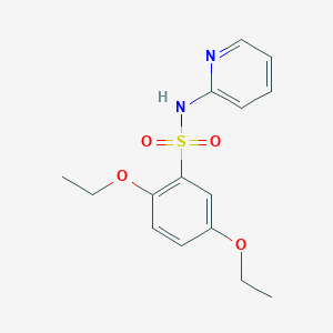 2,5-diethoxy-N-2-pyridinylbenzenesulfonamide
