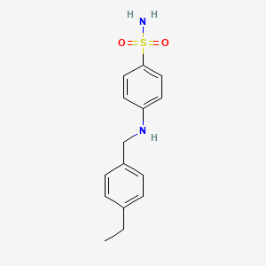 4-[(4-ethylbenzyl)amino]benzenesulfonamide