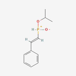 molecular formula C11H15O2P B579232 Styrylphosphinic acid isopropyl ester CAS No. 18788-83-5