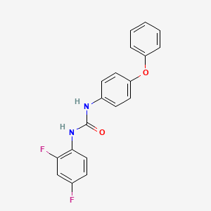 molecular formula C19H14F2N2O2 B5792336 N-(2,4-difluorophenyl)-N'-(4-phenoxyphenyl)urea 