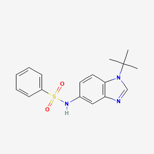 N-(1-tert-butyl-1H-benzimidazol-5-yl)benzenesulfonamide