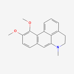 3,4-Dimethoxy-10-methyl-10-azatetracyclo[7.7.1.02,7.013,17]heptadeca-1(16),2(7),3,5,8,13(17),14-heptaene