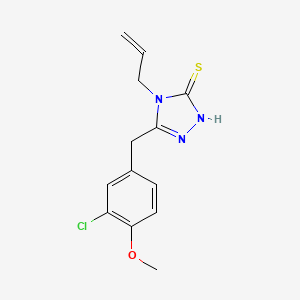 4-allyl-5-(3-chloro-4-methoxybenzyl)-4H-1,2,4-triazole-3-thiol