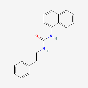 molecular formula C19H18N2O B5792399 N-1-naphthyl-N'-(2-phenylethyl)urea CAS No. 67616-11-9