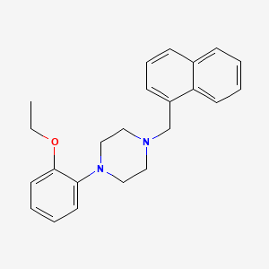 molecular formula C23H26N2O B5792414 1-(2-ethoxyphenyl)-4-(1-naphthylmethyl)piperazine 