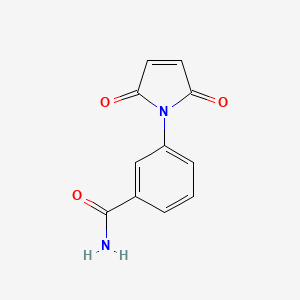 molecular formula C11H8N2O3 B5792442 3-(2,5-dioxo-2,5-dihydro-1H-pyrrol-1-yl)benzamide 