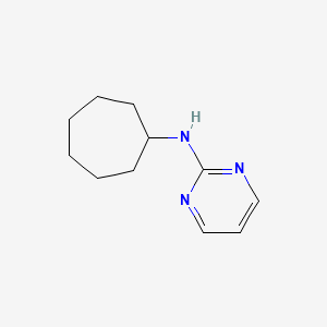 N-cycloheptyl-2-pyrimidinamine