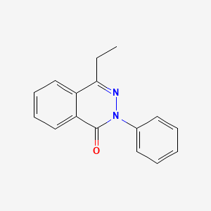 molecular formula C16H14N2O B5792489 4-ethyl-2-phenyl-1(2H)-phthalazinone 