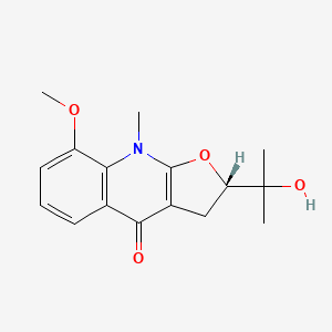 molecular formula C16H19NO4 B579250 Hydroxylunacrine CAS No. 17958-35-9