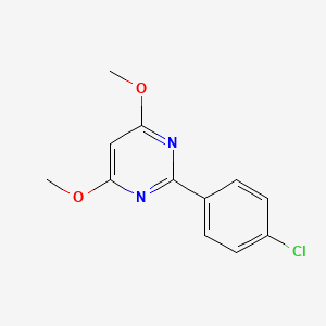 2-(4-Chlorophenyl)-4,6-dimethoxypyrimidine