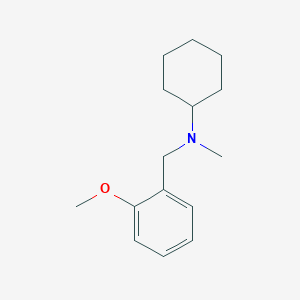 molecular formula C15H23NO B5792541 N-(2-methoxybenzyl)-N-methylcyclohexanamine 