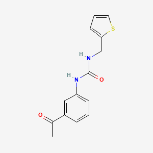 molecular formula C14H14N2O2S B5792690 N-(3-acetylphenyl)-N'-(2-thienylmethyl)urea 