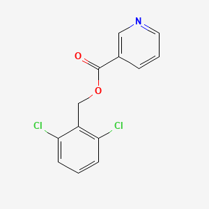 molecular formula C13H9Cl2NO2 B5792721 2,6-dichlorobenzyl nicotinate 
