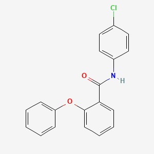 molecular formula C19H14ClNO2 B5792737 N-(4-chlorophenyl)-2-phenoxybenzamide 