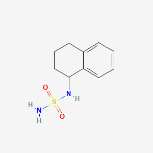 molecular formula C10H14N2O2S B579280 Sulfamide, N-(1,2,3,4-tetrahydro-1-naphthalenyl)- CAS No. 15211-61-7