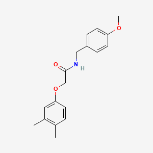 molecular formula C18H21NO3 B5792837 2-(3,4-dimethylphenoxy)-N-(4-methoxybenzyl)acetamide 
