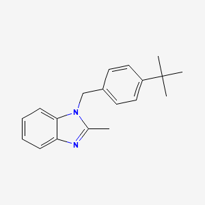 molecular formula C19H22N2 B5792899 1-(4-tert-butylbenzyl)-2-methyl-1H-benzimidazole 
