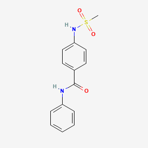4-[(methylsulfonyl)amino]-N-phenylbenzamide