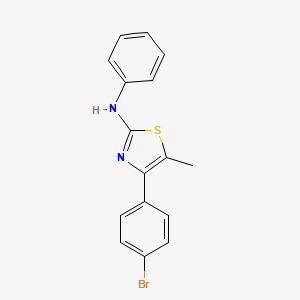 4-(4-bromophenyl)-5-methyl-N-phenyl-1,3-thiazol-2-amine