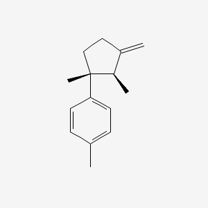 1-[(1R,2R)-1,2-dimethyl-3-methylidenecyclopentyl]-4-methylbenzene
