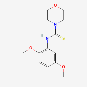 molecular formula C13H18N2O3S B5792977 N-(2,5-dimethoxyphenyl)-4-morpholinecarbothioamide 