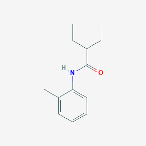 molecular formula C13H19NO B5792992 2-ethyl-N-(2-methylphenyl)butanamide 