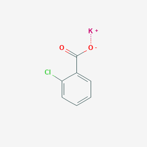 molecular formula C7H5ClKO2 B579300 2-Chlorobenzoic acid potassium salt CAS No. 16463-38-0