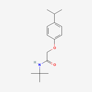 molecular formula C15H23NO2 B5793062 N-(tert-butyl)-2-(4-isopropylphenoxy)acetamide 