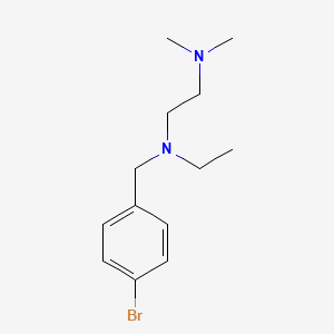 molecular formula C13H21BrN2 B5793080 (4-bromobenzyl)[2-(dimethylamino)ethyl]ethylamine 
