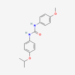 molecular formula C17H20N2O3 B5793108 N-(4-isopropoxyphenyl)-N'-(4-methoxyphenyl)urea 