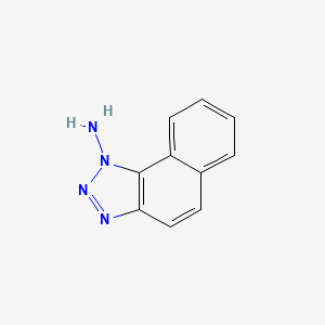 molecular formula C10H8N4 B579311 1-Amino-1H-naphtho[1,2-d]triazole CAS No. 15300-52-4