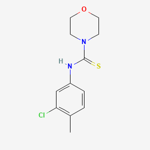 N-(3-chloro-4-methylphenyl)-4-morpholinecarbothioamide