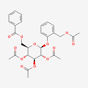 molecular formula C28H30O12 B579315 Populin tetraacetate CAS No. 17019-76-0