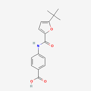 4-[(5-tert-butyl-2-furoyl)amino]benzoic acid