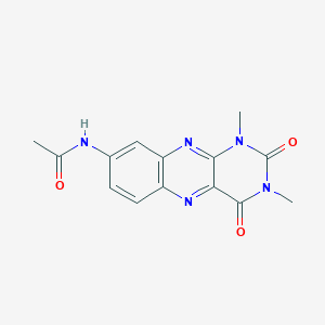 N-(1,3-dimethyl-2,4-dioxo-1,2,3,4-tetrahydrobenzo[g]pteridin-8-yl)acetamide