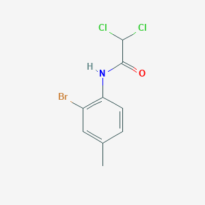 molecular formula C9H8BrCl2NO B5793244 N-(2-bromo-4-methylphenyl)-2,2-dichloroacetamide 