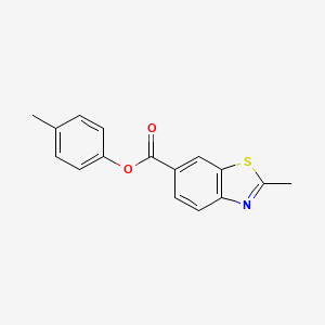 4-methylphenyl 2-methyl-1,3-benzothiazole-6-carboxylate